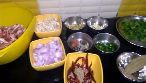 Ingredients for Rajasthani Mutton Curry Laal Maas