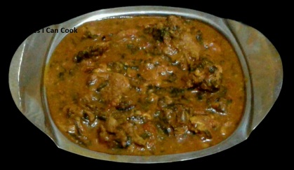 Palak Gosht | Spinach Lamb Gravy | Indian Mutton Curry | Palak Meat